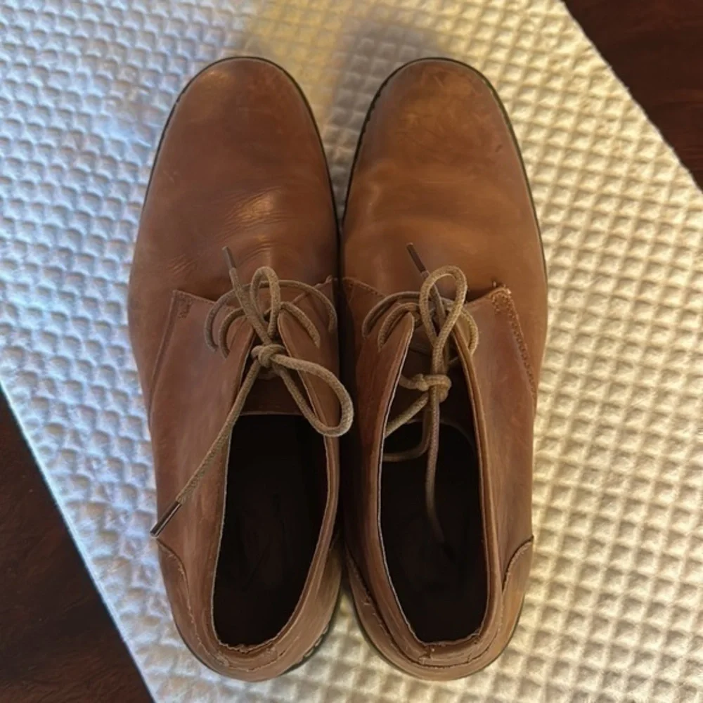St johns bay cognac chukka boots size 12